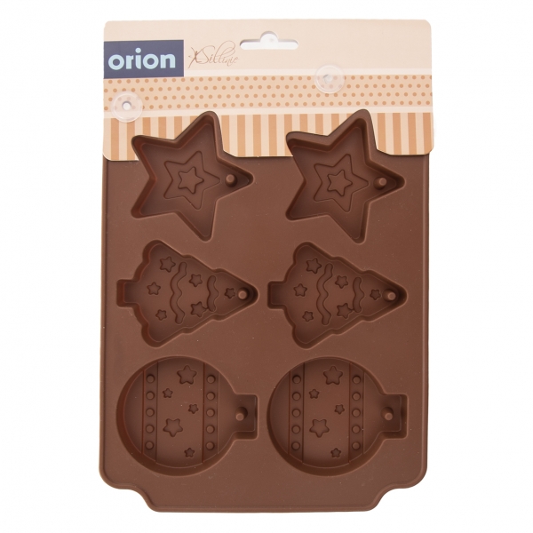 Orion Silikonová forma na čokoládu Vánoce obal